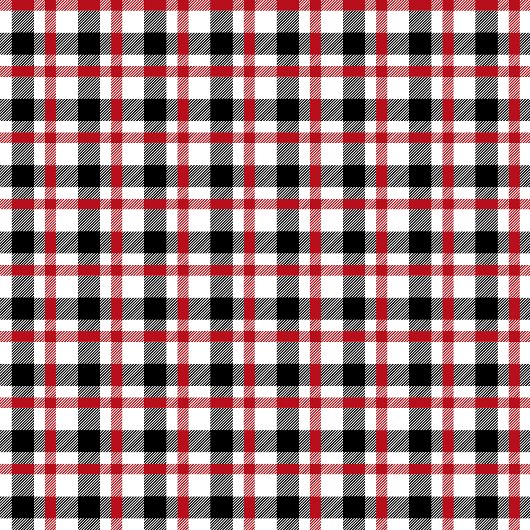 Gift for New Home Red Black Plaid Towel Set