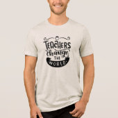 Gift for new teachers, elementary school teacher Tri-Blend shirt (Vorderseite)