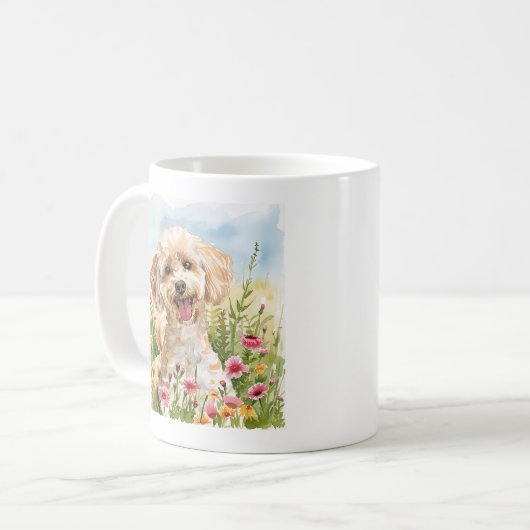 Gift for Poodle Owner Poodle Mug Kaffeetasse (Vorderseite Links)