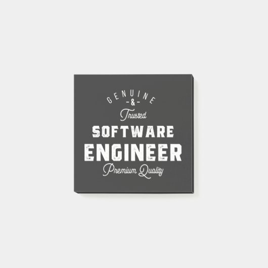 Gift for Software Engineer Post-it Klebezettel (Vorderseite)