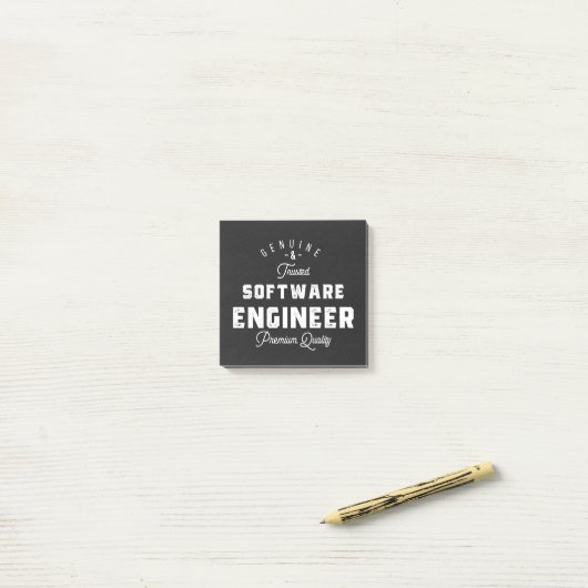 Gift for Software Engineer Post-it Klebezettel (Auf Schreibtisch)