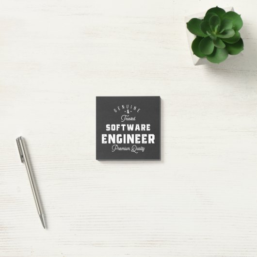 Gift for Software Engineer Post-it Klebezettel (Büro)