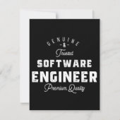 Gift for Software Engineer Save The Date (Vorderseite)