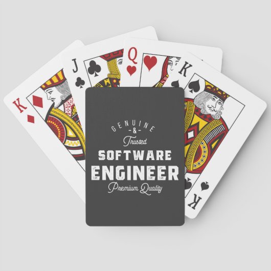 Gift for Software Engineer Spielkarten (Rückseite)