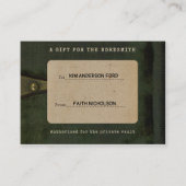 Gift for the Wordsmith Graduation Gift Insert Mitteilungskarte (Vorderseite)