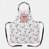 Gift for Wife Love Lettering Heart Sketch Apron Schürze (Vorderseite)