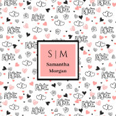 Gift for Wife Personalized Valentine Heart Blanket Fleecedecke