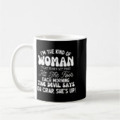 Gift For Women Motivational Quote Confident Woman  Kaffeetasse (Links)