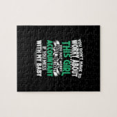 Gift für Buchhalter | Besorgnis über diesen verrüc Puzzle (Horizontal)