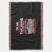 Gift für Buchhalter | Ich bin Buchhalter Decke (Vorderseite Vertikal)