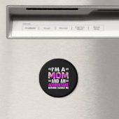 Gift für Buchhalter | Ich bin Mama und Buchhalter Magnet (In Situ (Geschirrspüler))