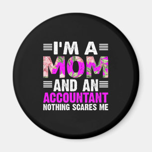 Gift für Buchhalter Ich bin Mama und Buchhalter Magnet