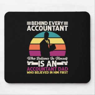 Gift für Buchhalter Ist ein Vater eines Rechnung Mousepad