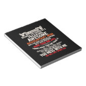 Gift für Buchhalter | Mama des Phantastischen Rech Notizblock (angewinkelt)