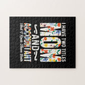 Gift für Buchhalter | Mama und Rechnungsführer Puzzle (Horizontal)