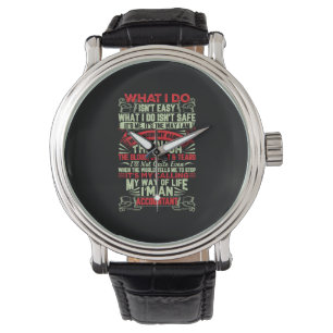 Gift für Buchhalter Mein Lebensweg ist Buchhalte Armbanduhr