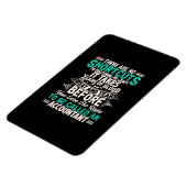 Gift für Buchhalter | Name des Rechnungsführers Magnet (Linke Seite)