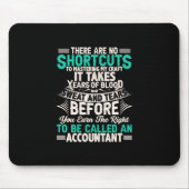 Gift für Buchhalter | Name des Rechnungsführers Mousepad (Vorne)