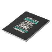 Gift für Buchhalter | Name des Rechnungsführers Notizblock (Rotiert)