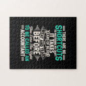 Gift für Buchhalter | Name des Rechnungsführers Puzzle (Horizontal)