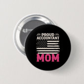 Gift für Buchhalter | Proud Accountant Mama Button (Vorne & Hinten)