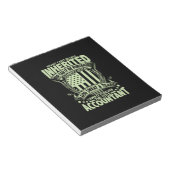 Gift für Buchhalter | Titel Notizblock (angewinkelt)