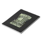 Gift für Buchhalter | Titel Notizblock (Rotiert)