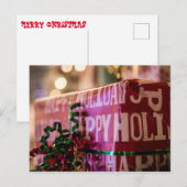 Gift Gift Gift Holiday Postkarte (Vorne/Hinten)