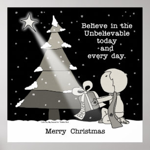 Gift Giver-Merry Weihnachten Poster