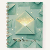 Gift & Gratitude Ledger | Elegant Envelope Design Notizblock (Vorderseite)