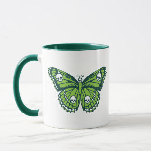 Gift Grüne Schädelhütte Tasse