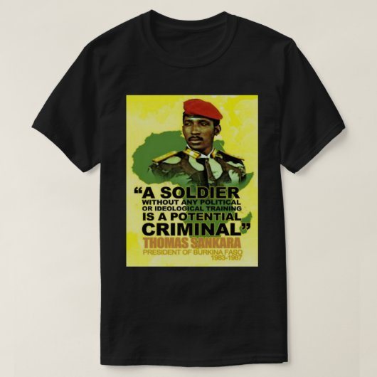 Gift Idea Thomas Revolutionary Sankara Funny Graph T-Shirt (Design vorne)
