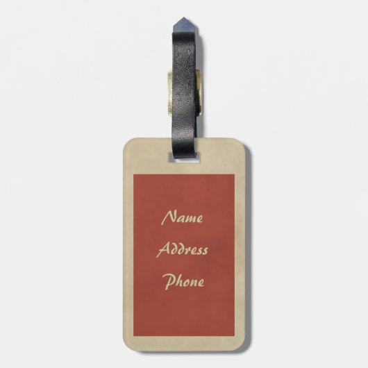 Gift Ivy Bombshell Gepäckanhänger (Rückseite vertikal)