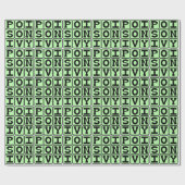 Gift Ivy, Itchy-Pflanze Geschenkpapier (Flach)