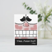 Gift Ivy Rash Postkarte (Stehend Vorderseite)