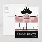Gift Ivy Rash Postkarte (Vorne/Hinten)