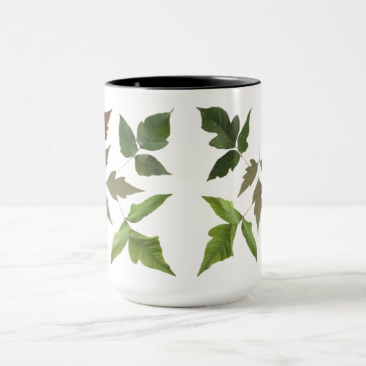 Gift Ivy Verlasse botanisches Leaf-Design Tasse (Zentrum)