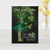 Gift Ivy wird bald gut Karte (Gelbe Blume)