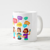 Gift Jumbo-Tasse (Vorderseite Rechts)