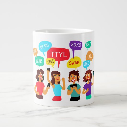 Gift Jumbo-Tasse (Vorderseite)