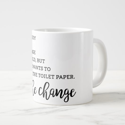 Gift Jumbo-Tasse (Vorderseite Rechts)