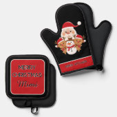 Gift! Kitchen Essentials for Mimi Ofenhandschuh & Topflappen-Set (Vorderseite/Rückseite)