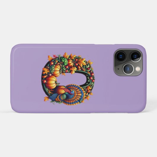 Gift letter o Thanksgiving style Case-Mate iPhone Hülle (Rückseite (Horizontal))