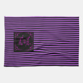 Gift Lila Trick oder Behandlung Geschirrtuch (Horizontal)