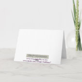 Gift Money Enclosure Card Feiertagskarte (Rückseite)