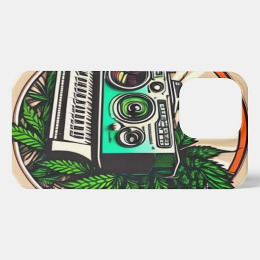 GIFT MUSIC&WEED LOVERS iPhone HÜLLE (Rückseite (Horizontal))