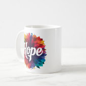 Gift of Hope Mug - Inspirational Hope Coffee Cup - Kaffeetasse (Vorderseite Links)