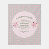 GIFT - Oma Gedichte von Großkindern - CUSTOM Fleecedecke (Vorderseite)