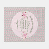 GIFT - Oma Gedichte von Großkindern - CUSTOM Fleecedecke (Vorderseite (Horizontal))