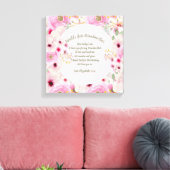 GIFT - Oma Gedichte von Großkindern - CUSTOM Leinwanddruck (Insitu (Wohnzimmer))